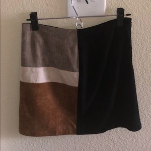 Suede Skirt